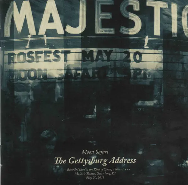 Moon Safari - The Gettysburg Address 앞면