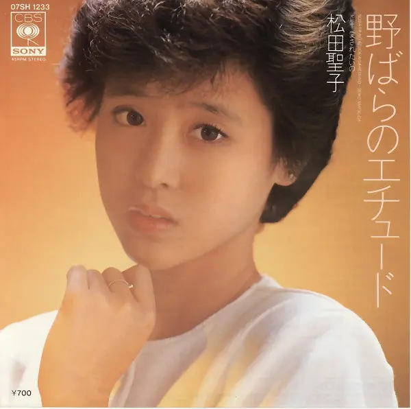 松田聖子 - 野ばらのエチュード = Nobara No Etude 앞면