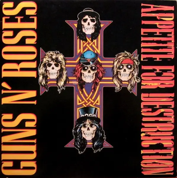 Guns N' Roses - Appetite For Destruction 앞면