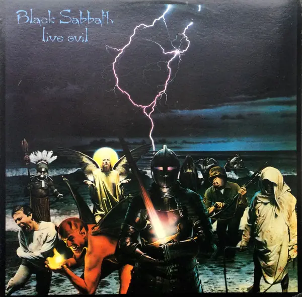 Black Sabbath - Live Evil 앞면