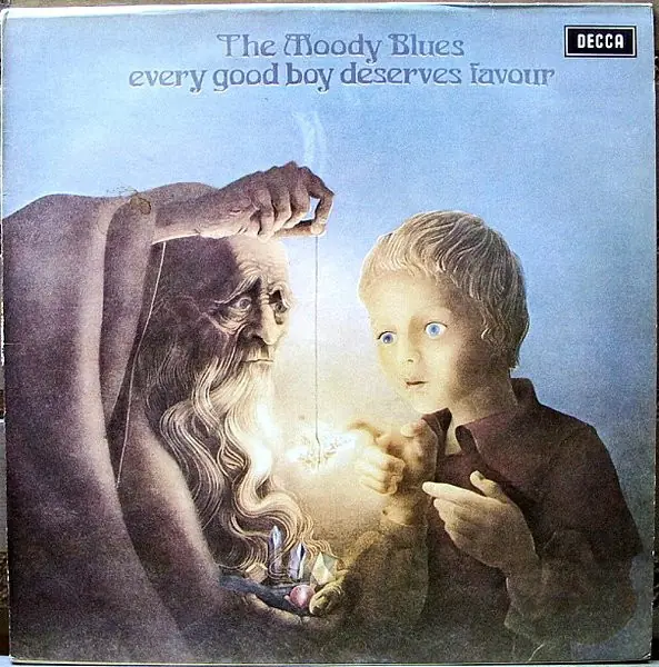 The Moody Blues - Every Good Boy Deserves Favour 앞면