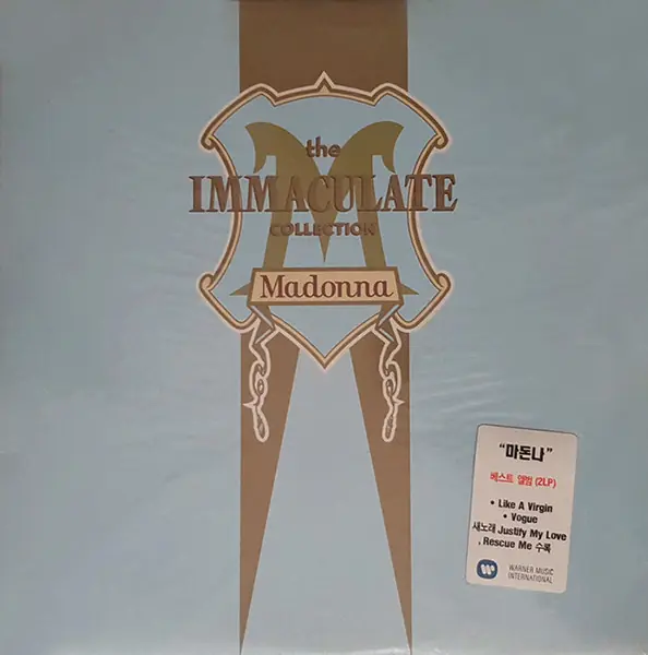Madonna - The Immaculate Collection 앞면