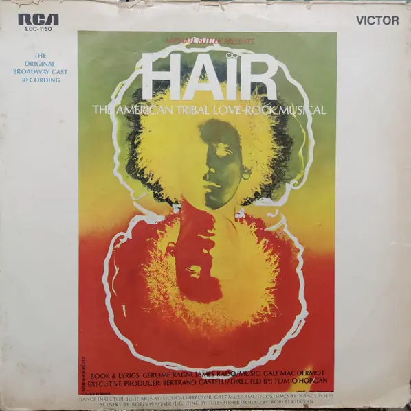 Various - Hair - The American Tribal Love-Rock Musical (The Original Broadway Cast Recording) 앞면